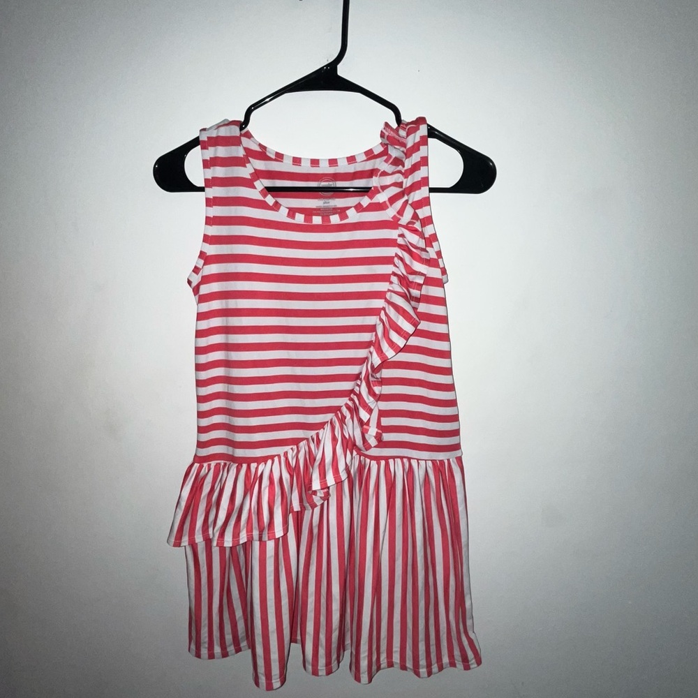 Kids girls Wonder Nation Red and White Striped Top